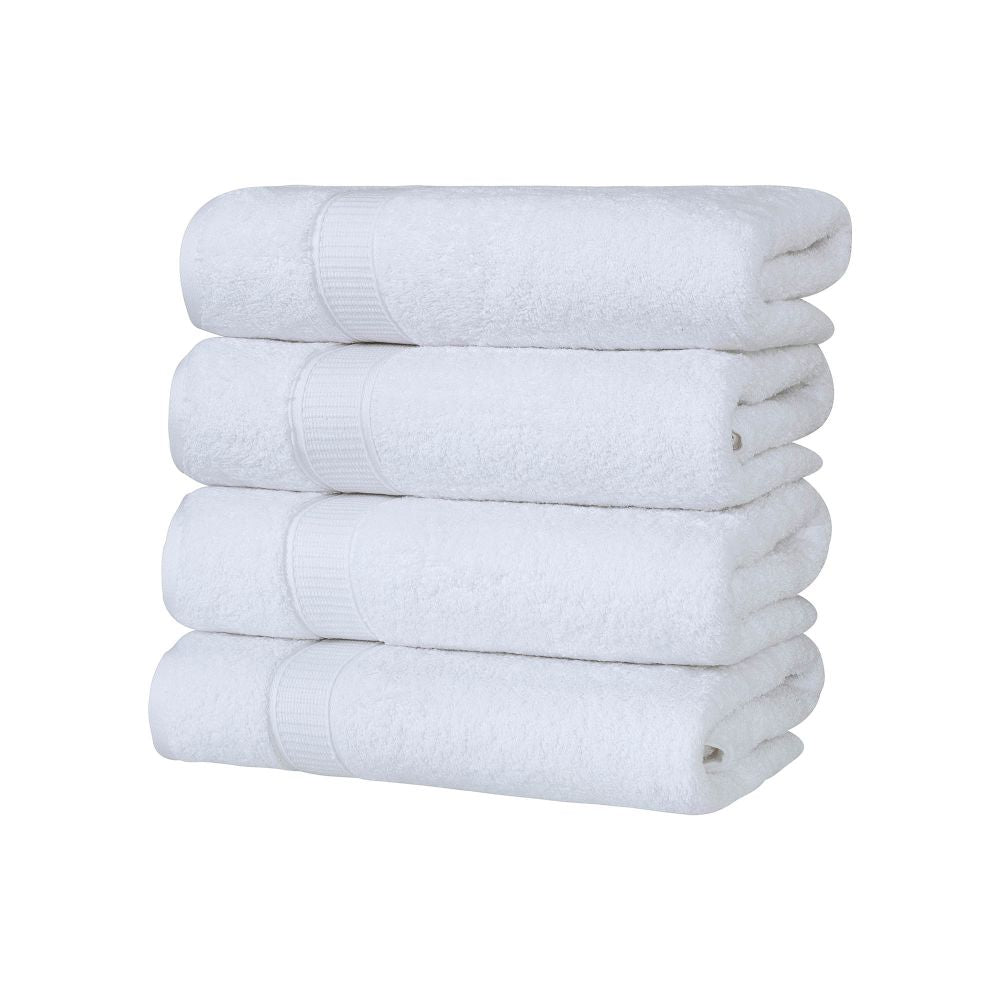 Turkish Cotton Bath Towel Set of 4 by La'Hammam