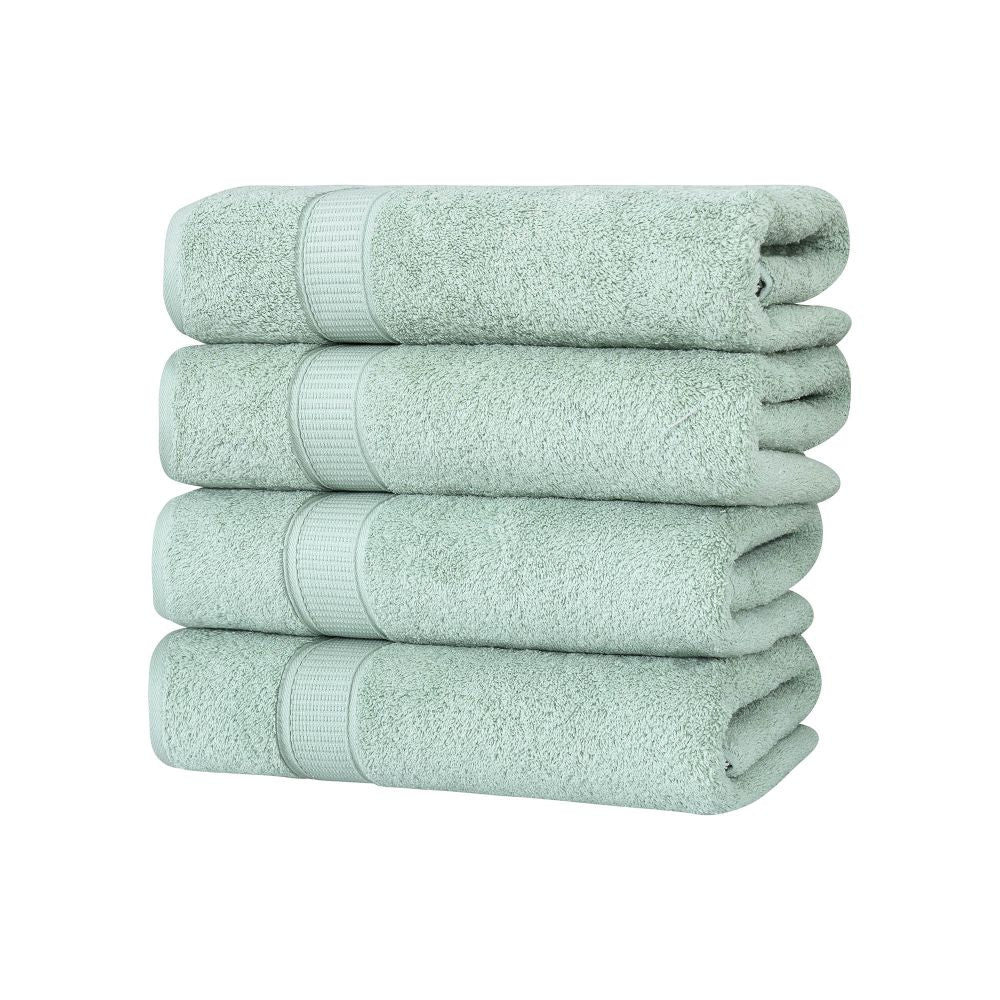 Turkish Cotton Bath Towel Set of 4 by La'Hammam