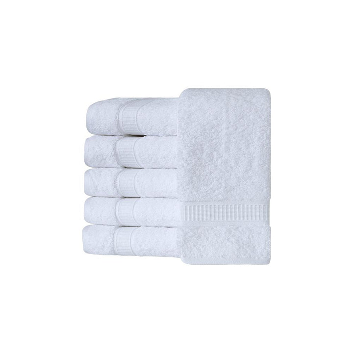 Turkish Cotton Bath Hand Towel Set of 6 by La'Hammam