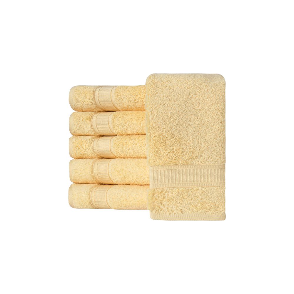 Turkish Cotton Bath Hand Towel Set of 6 by La'Hammam