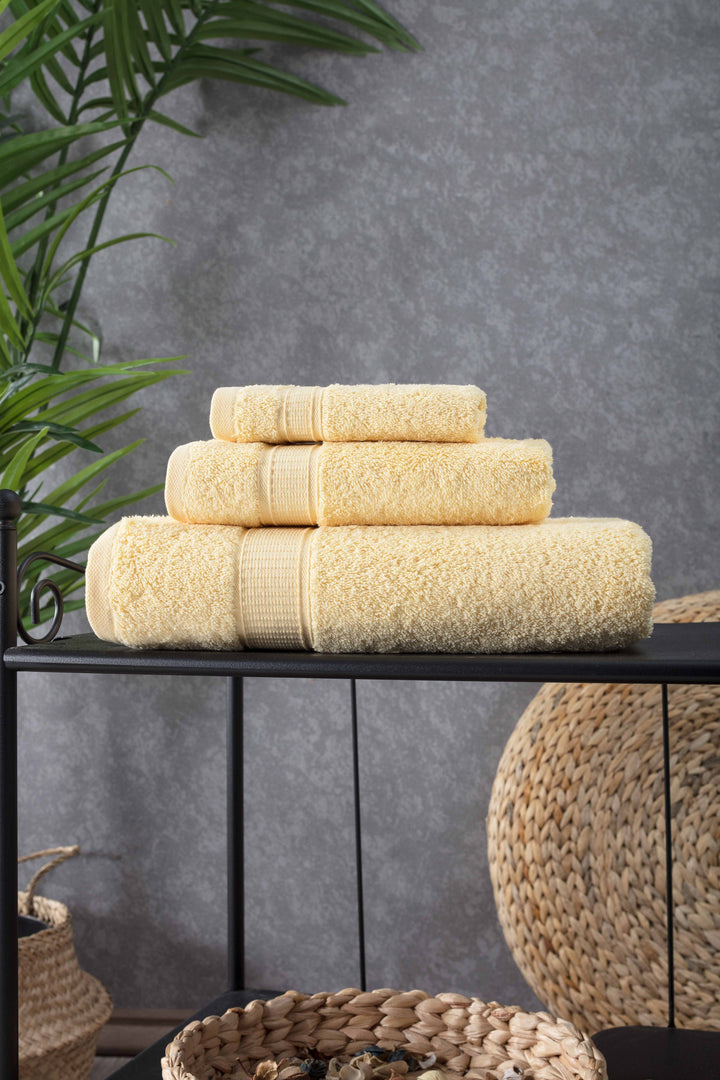 Turkish Cotton Bath Towel Set of 3 by La'Hammam