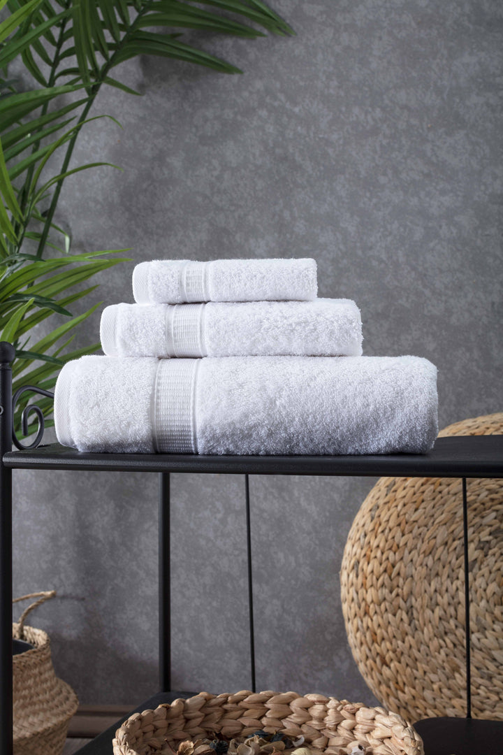 Turkish Cotton Bath Towel Set of 3 by La'Hammam