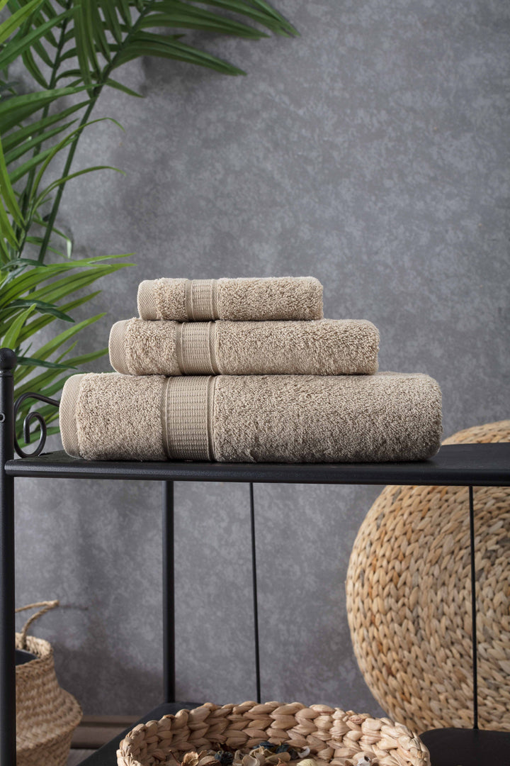 Turkish Cotton Bath Towel Set of 3 by La'Hammam