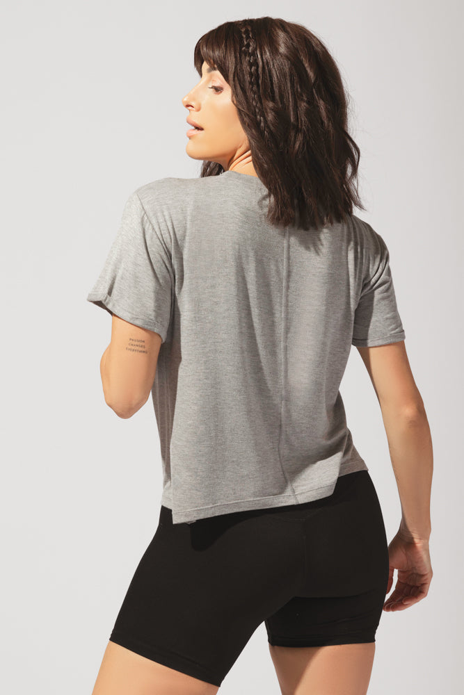 The Perfect Tee - Heather Grey by POPFLEX®