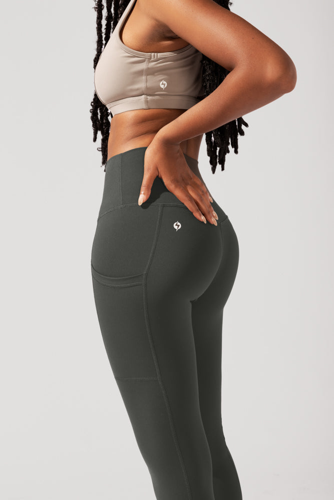 Anti-Cameltoe Supersculpt Legging with Pockets - Forestwood by POPFLEX –  The Olde Soul
