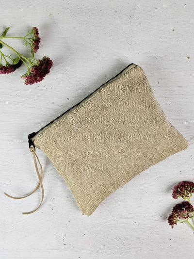 French Chenille Jacquard Clutch by Ash & Rose