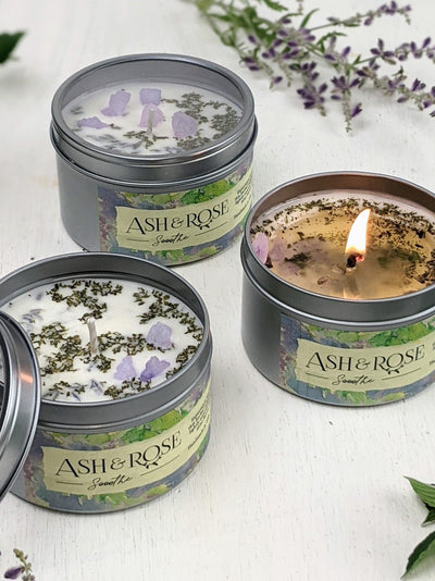 Sooothe Lavender Mint Soy Candle by Ash & Rose
