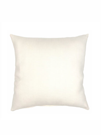 Summer Classic White Outdoor Pillow by Anaya