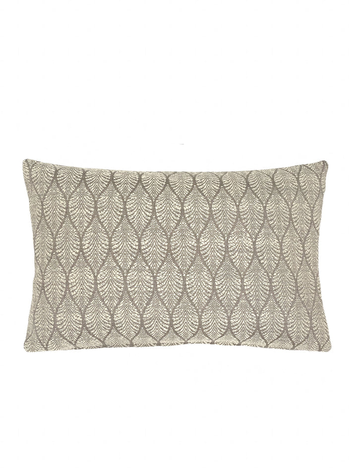 Summer Flora Mocha Outdoor Pillow by Anaya