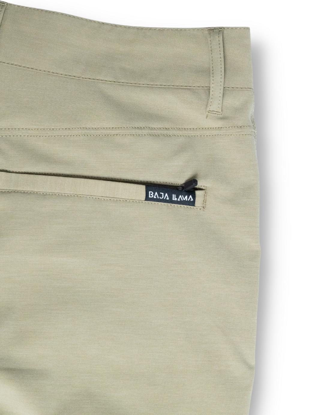 SUNDAY SPORTS 19" HYBRID SPORT SHORTS - KHAKI by Bajallama