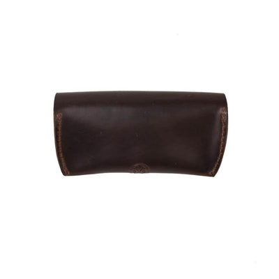 The Ready Clasp Sunglasses Case Brown (Seahawk Chromexcel) by Sturdy Brothers