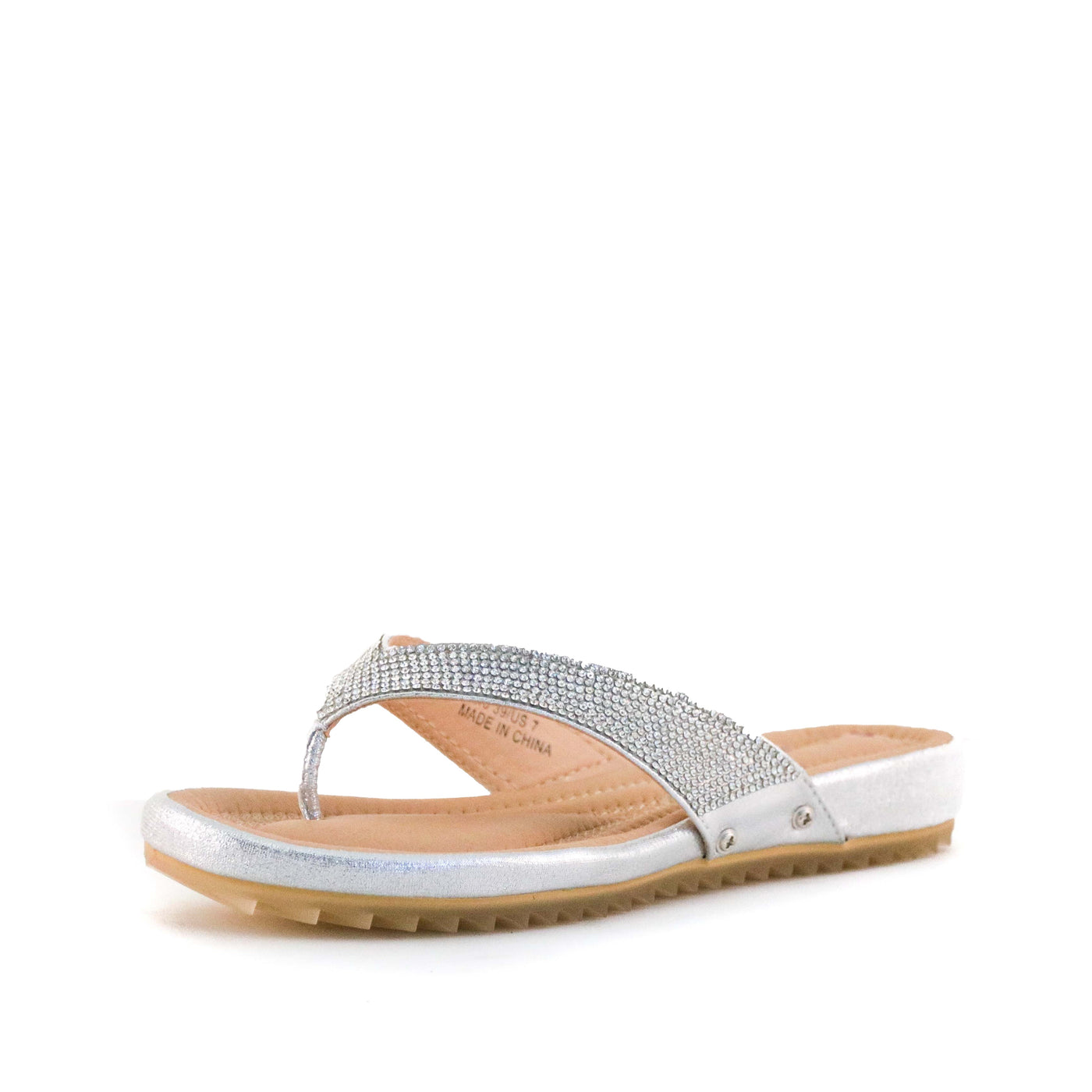 Women's Shellie Crystal Thong Sandal by Nest Shoes