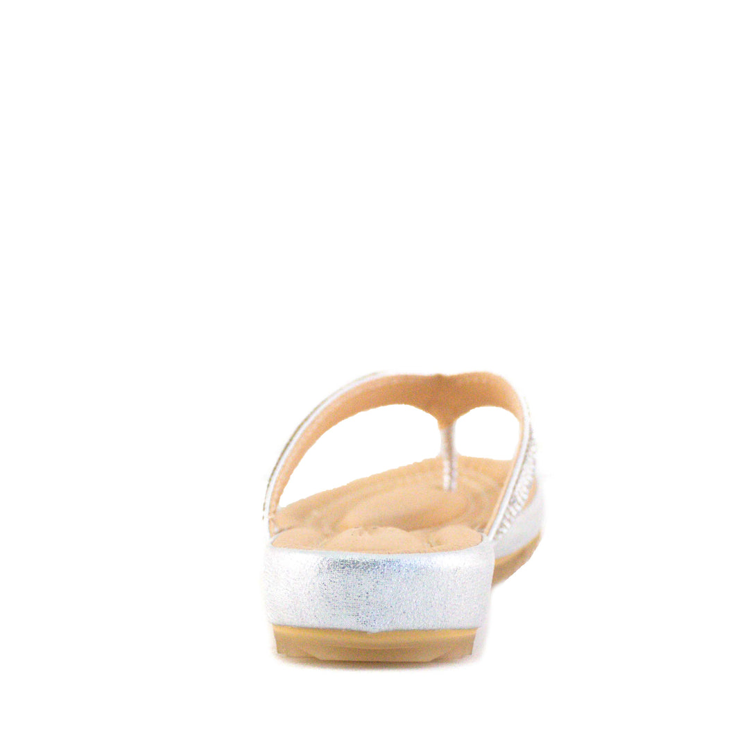 Women's Shellie Crystal Thong Sandal by Nest Shoes