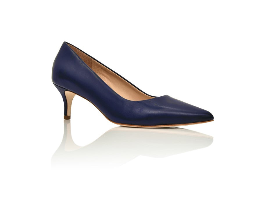 Callie Navy Lux Nappa by Joan Oloff Shoes