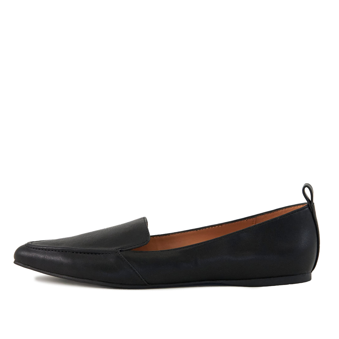 Women's Flat Socialite Black by Nest Shoes