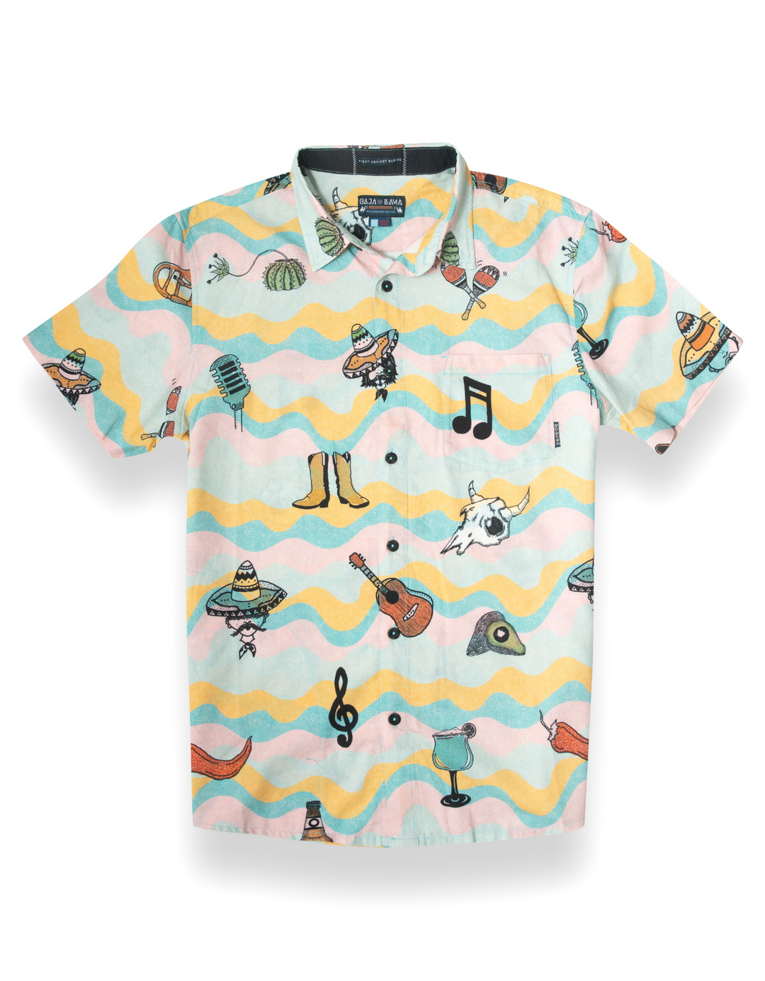 AY CARAMBA - 7-SEAS™ BUTTON UP by Bajallama