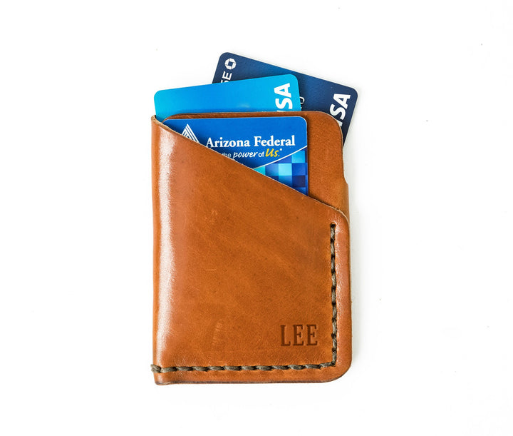 Tall Minimalist Wallet by Lifetime Leather Co