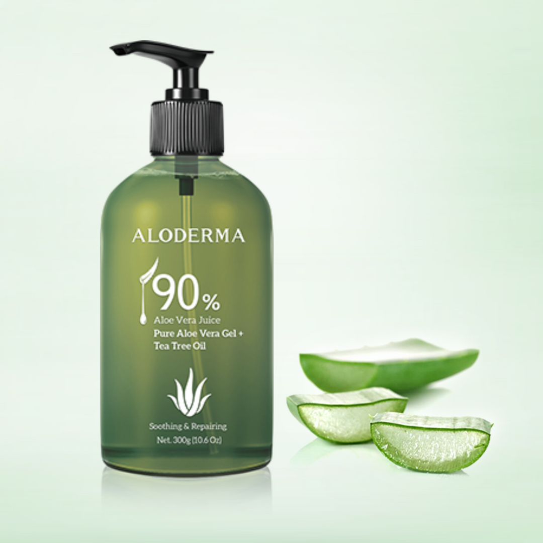 Pure Aloe Vera Gel + Tea Tree Oil by ALODERMA