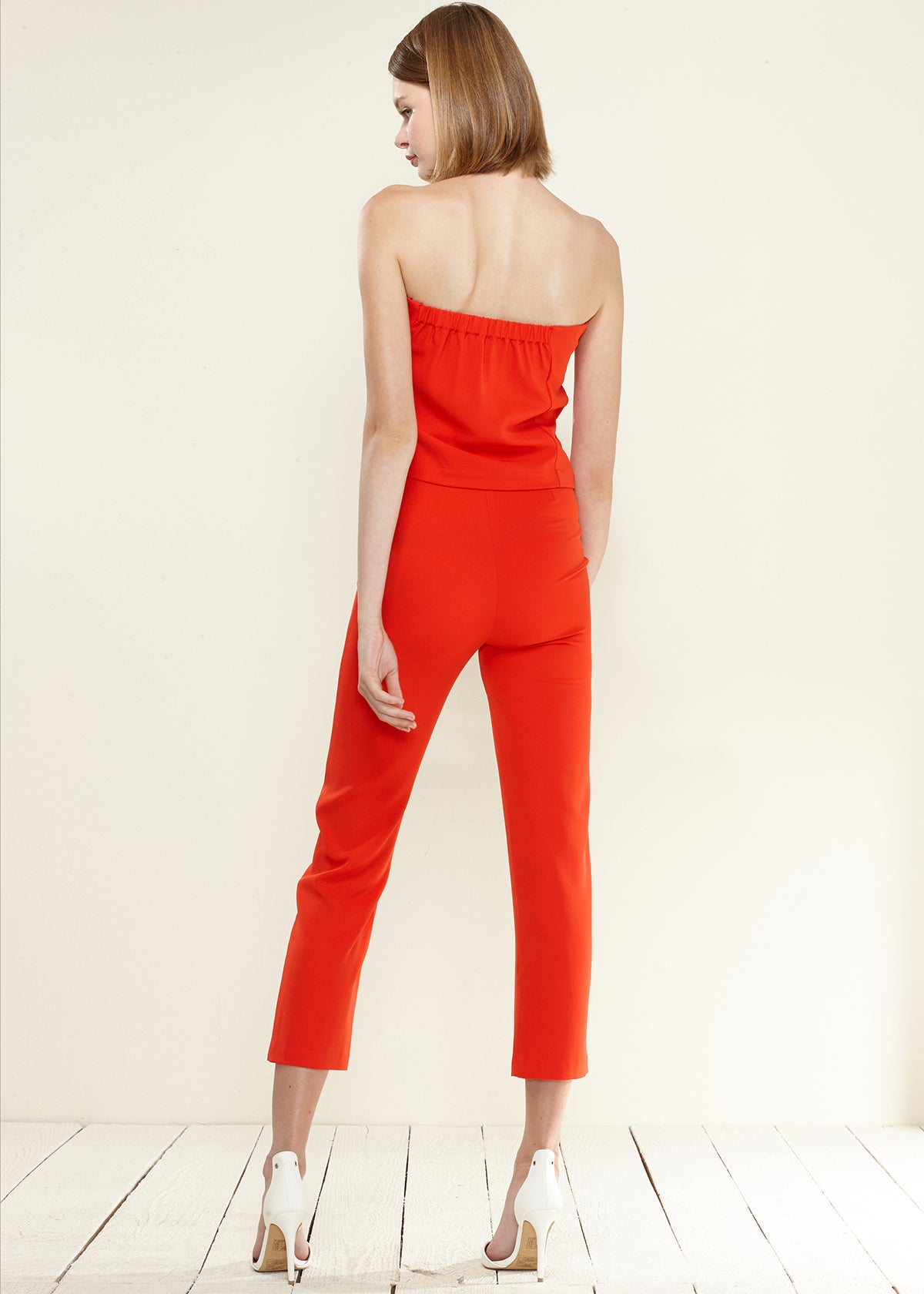High-Waisted Cropped Pants by Shop at Konus