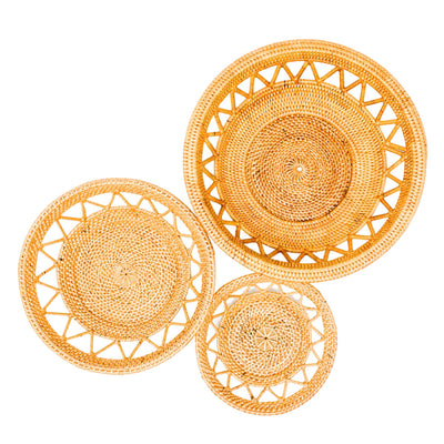 ADELINE WOVEN BOWLS - Set of 3 by POPPY + SAGE