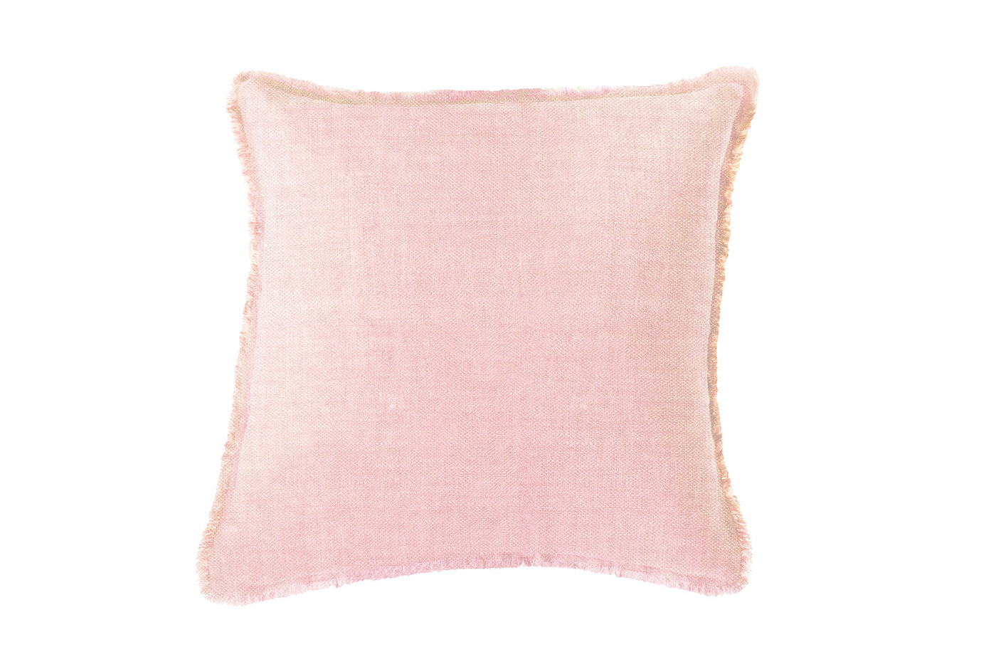 Pink So Soft Linen Pillow by Anaya