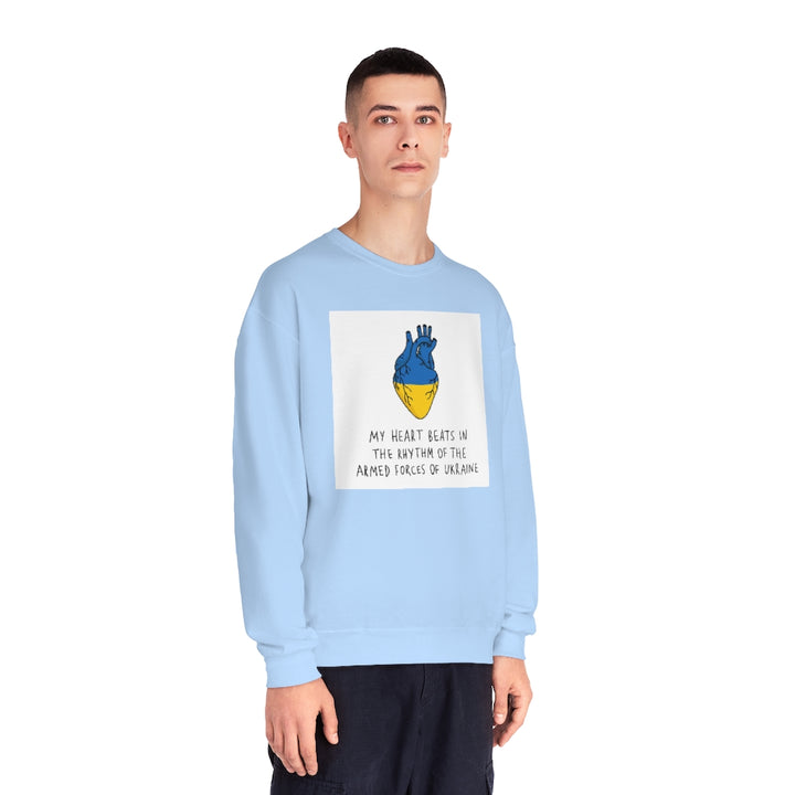 The Heart Beats Unisex Crewneck Sweatshirt