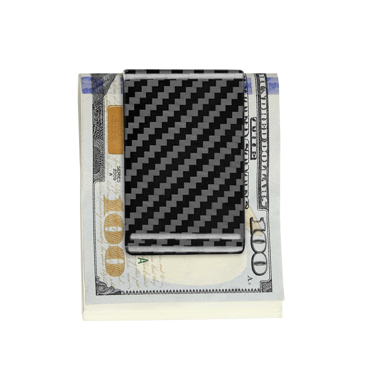 Black Carbon Fiber Money Clip by Simply Carbon Fiber