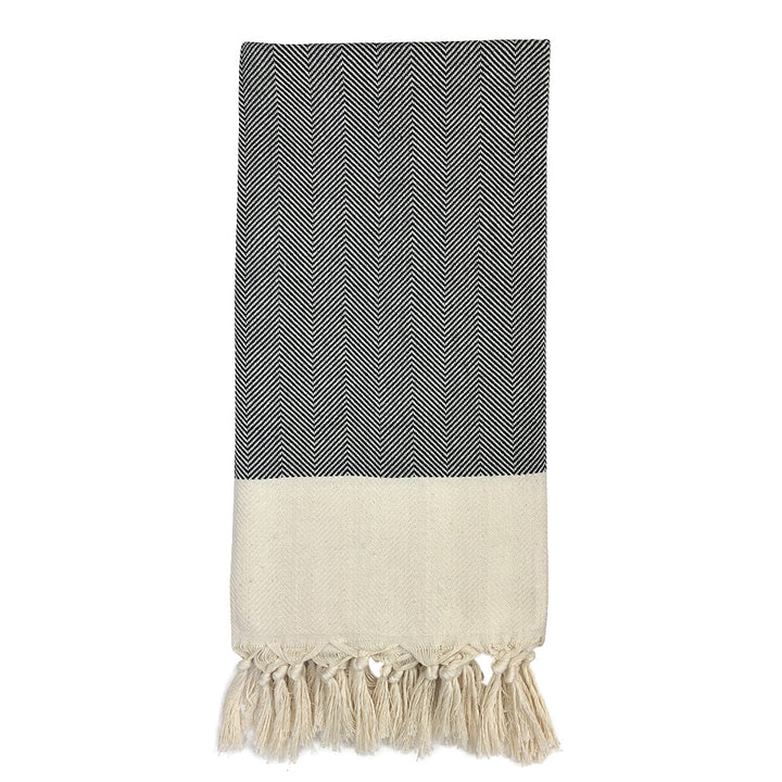 Herringbone Turkish Towel by SLATE + SALT