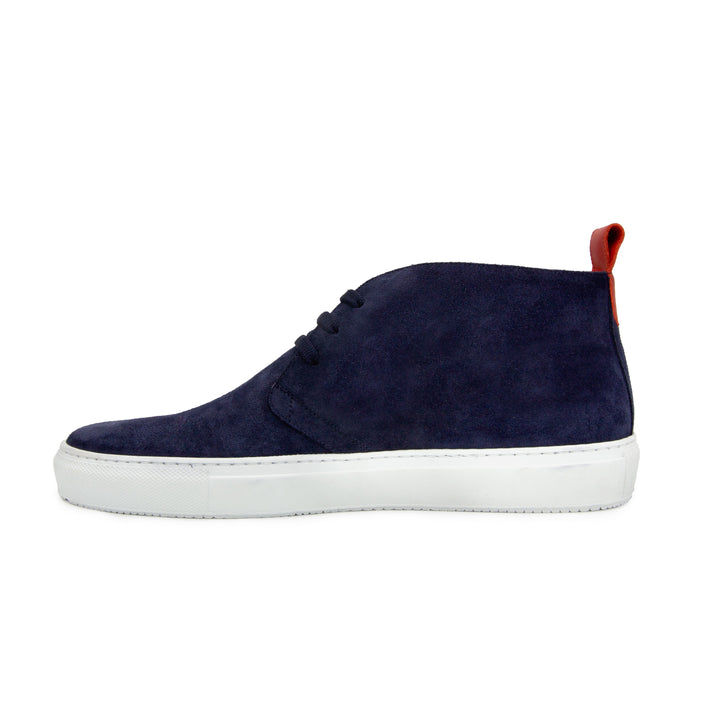 Men's Navy Suede Chukka Sneaker by Del Toro Shoes