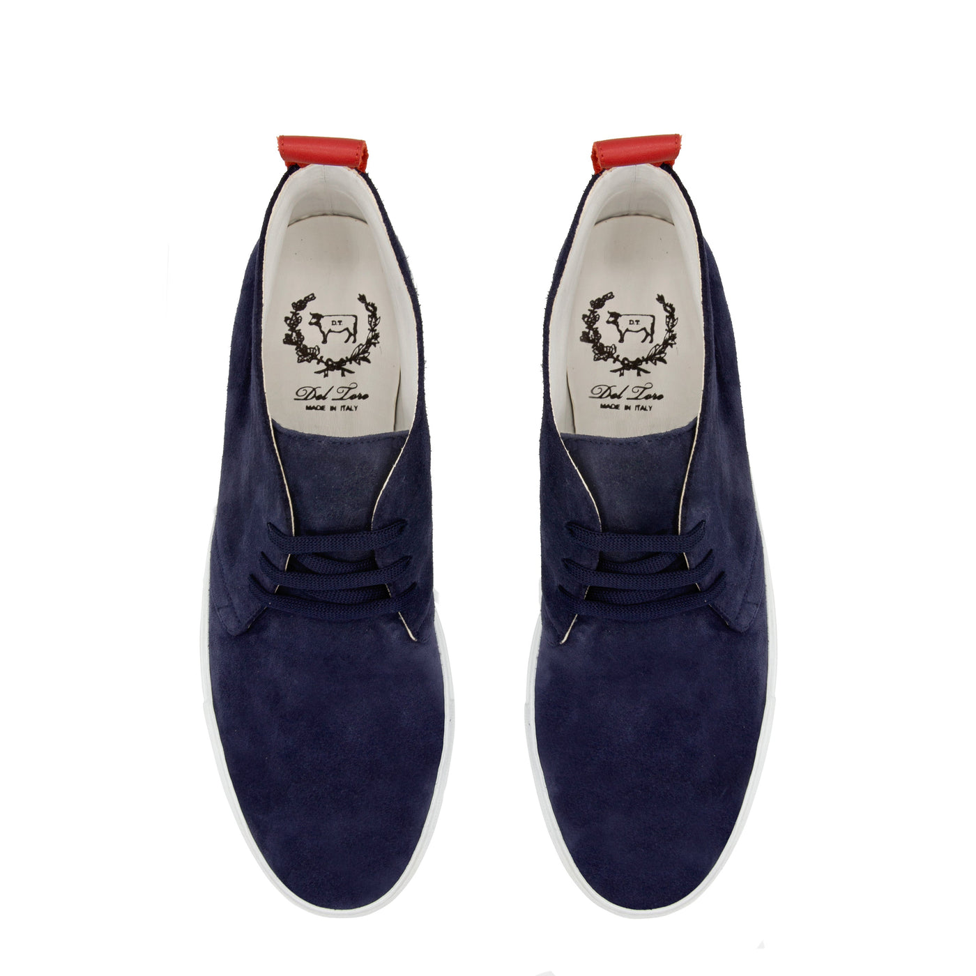 Men's Navy Suede Chukka Sneaker by Del Toro Shoes