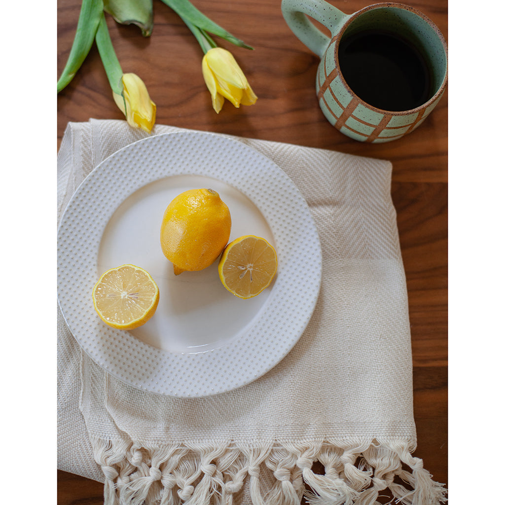 Herringbone Turkish Hand Towel by SLATE + SALT