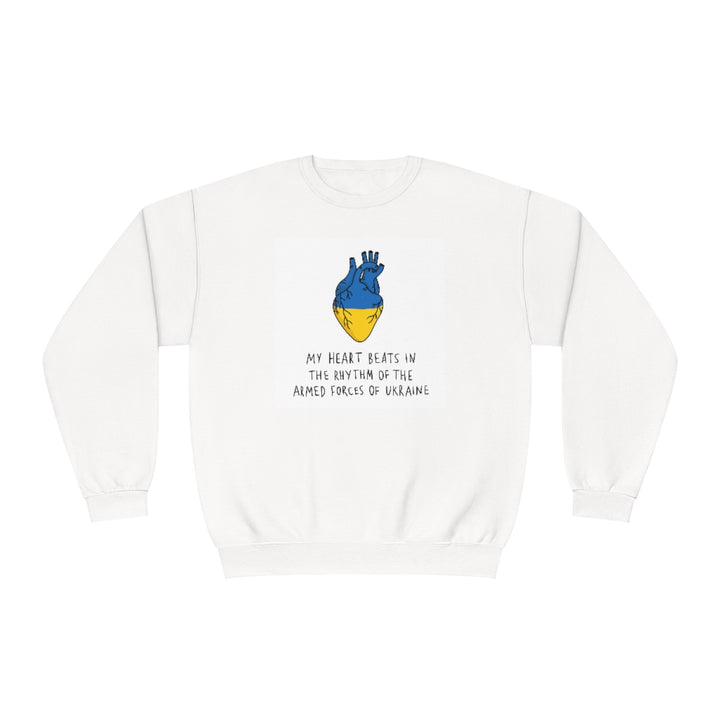 The Heart Beats Unisex Crewneck Sweatshirt