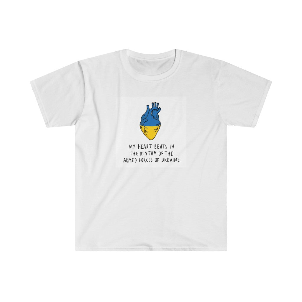 The Heart Beats Unisex Softstyle T-Shirt