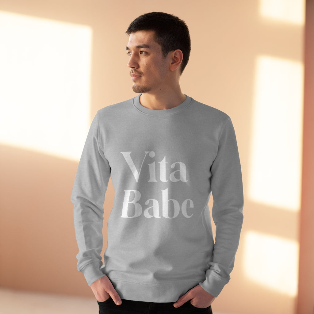 Vita Babe Organic Unisex Rise Sweatshirt by VitaParfum