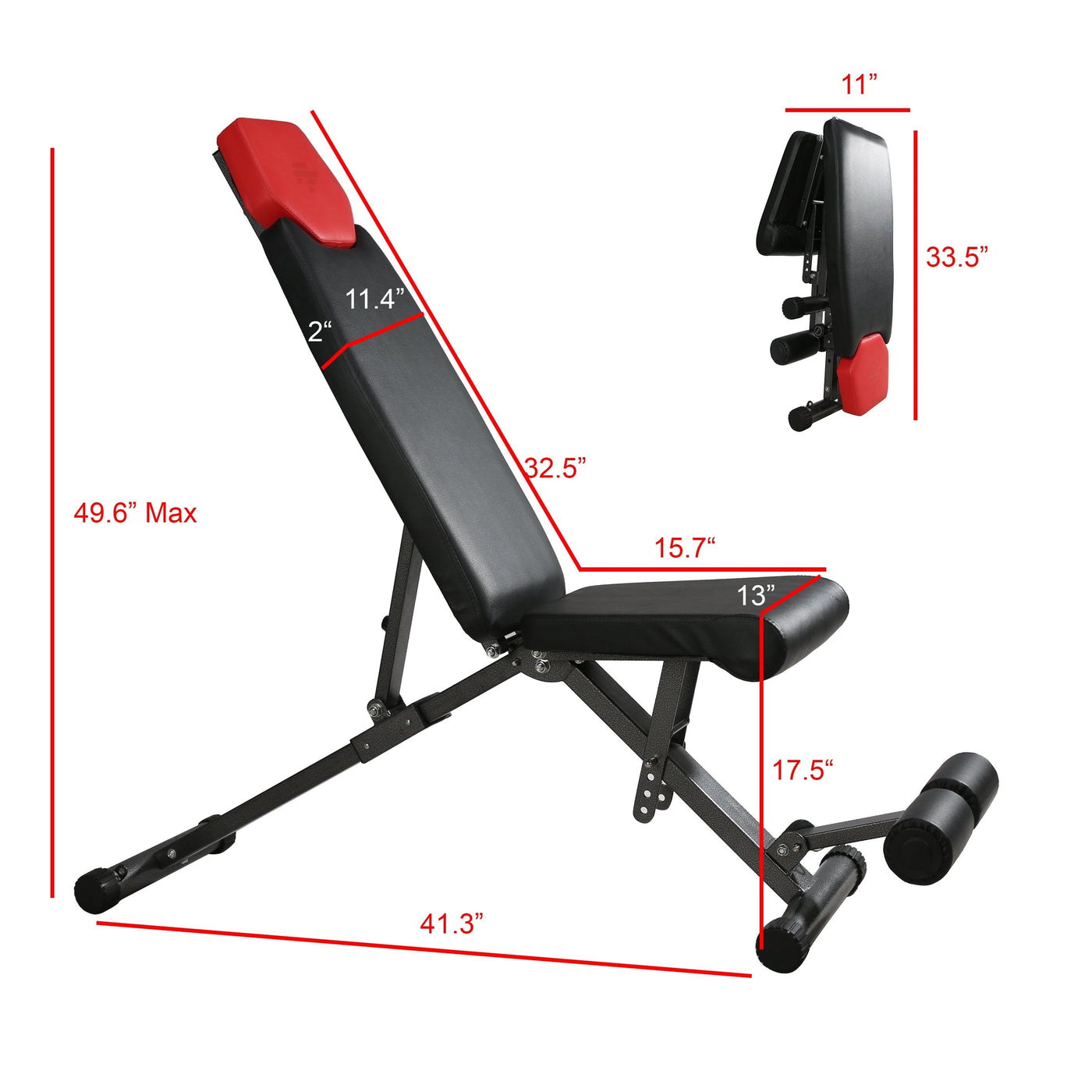 5-in-1 Adjustable Weight Bench by Finer Form
