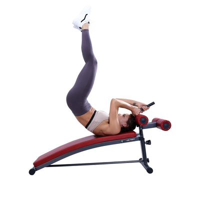 Sit Up Bench with Reverse Crunch Handle by Finer Form