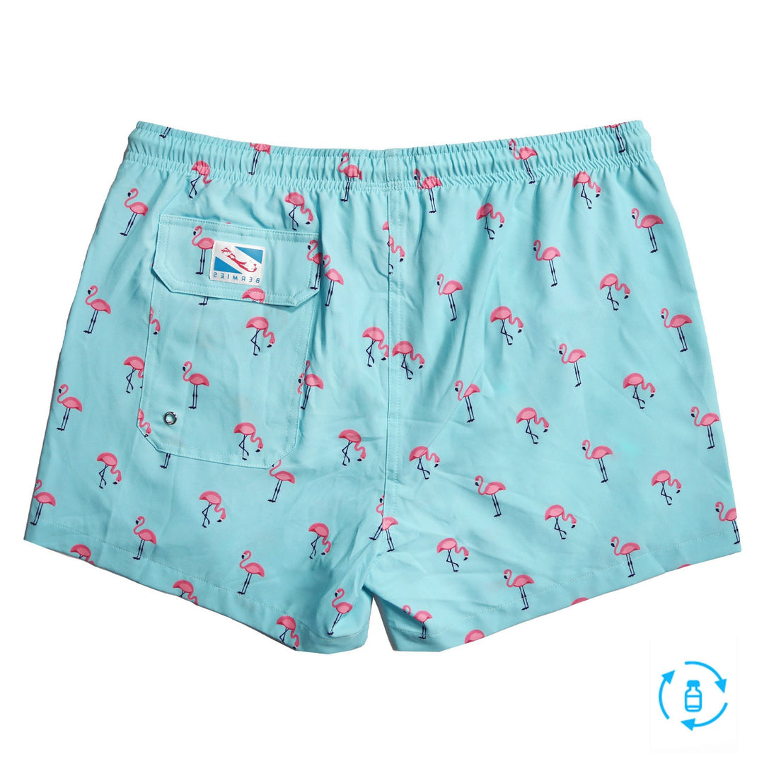 Flamazing - 3.5" Swim Trunks by Bermies Swimwear