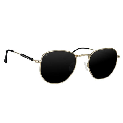 ●GEO● Real Carbon Fiber Sunglasses (Polarized Lens | Carbon Fiber Temples | Gold) by Simply Carbon Fiber