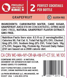 92 Points - Sparkling Grapefruit Soda by Top Note Tonic Store