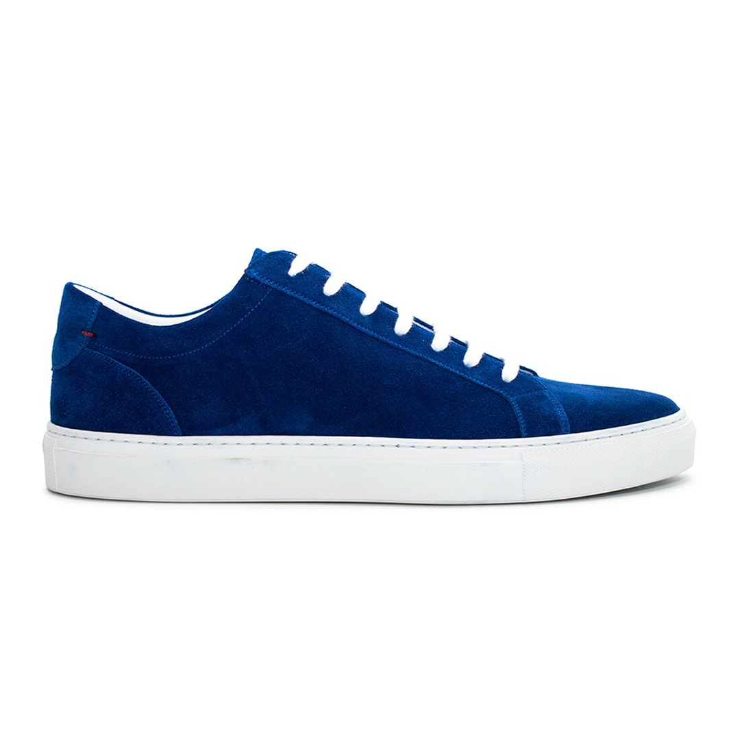 Men's Royal Blue Suede Sardegna Sneaker II by Del Toro Shoes