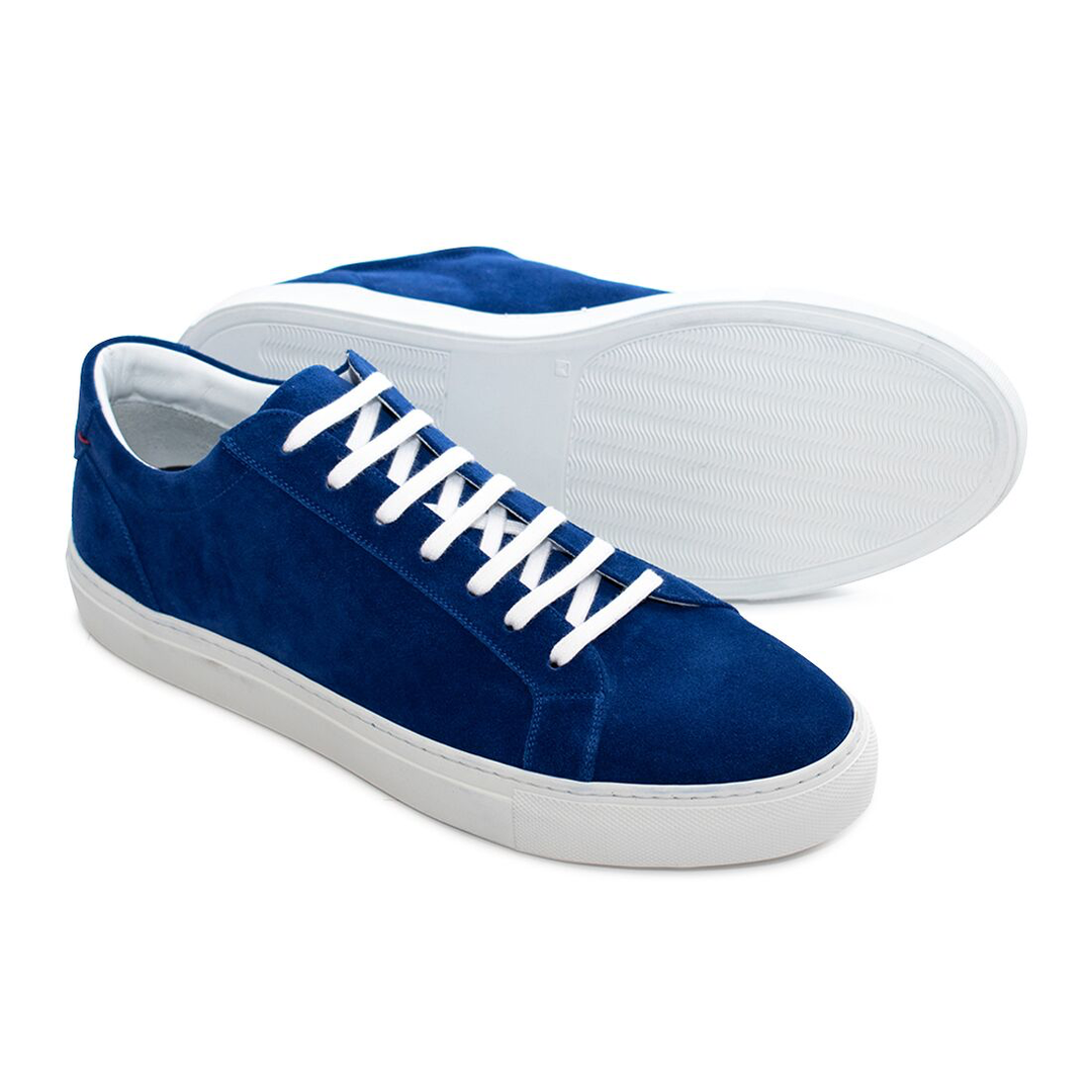 Men's Royal Blue Suede Sardegna Sneaker II by Del Toro Shoes