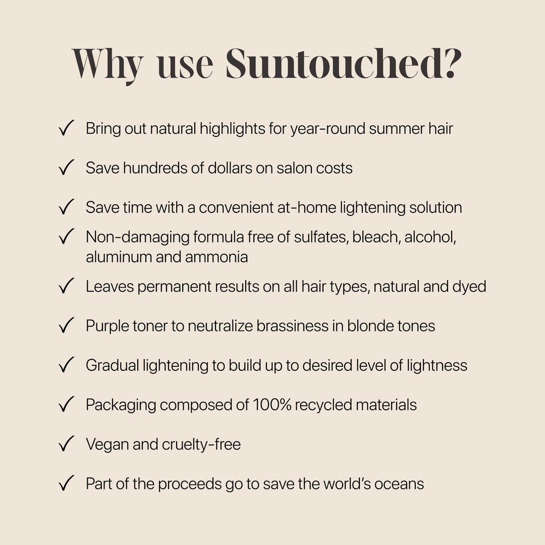 Suntouched Hair Lightener for Light Hair by Suntouched