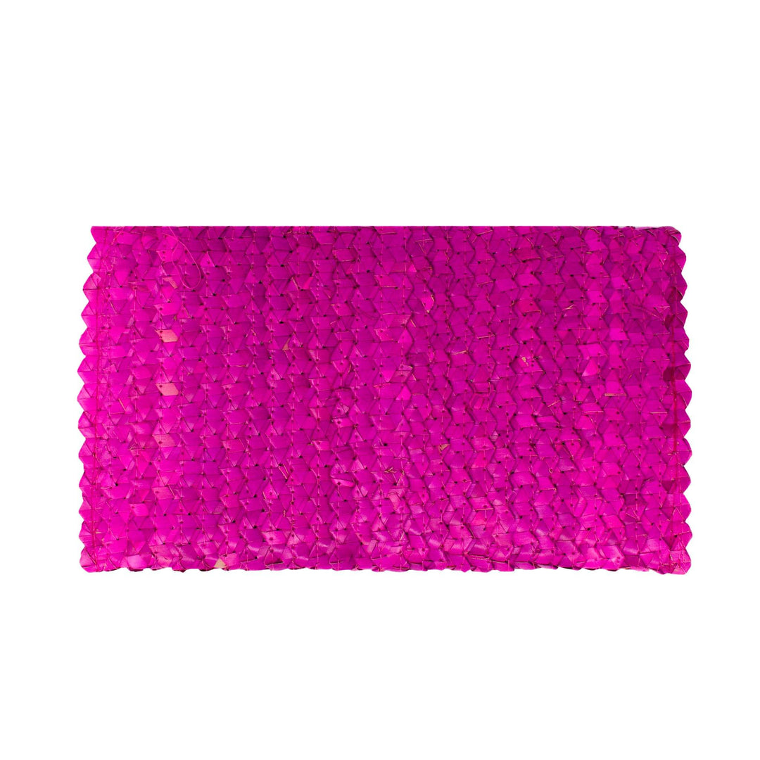 LIZZIE GRASS CLUTCH - AZALEA PINK by POPPY + SAGE