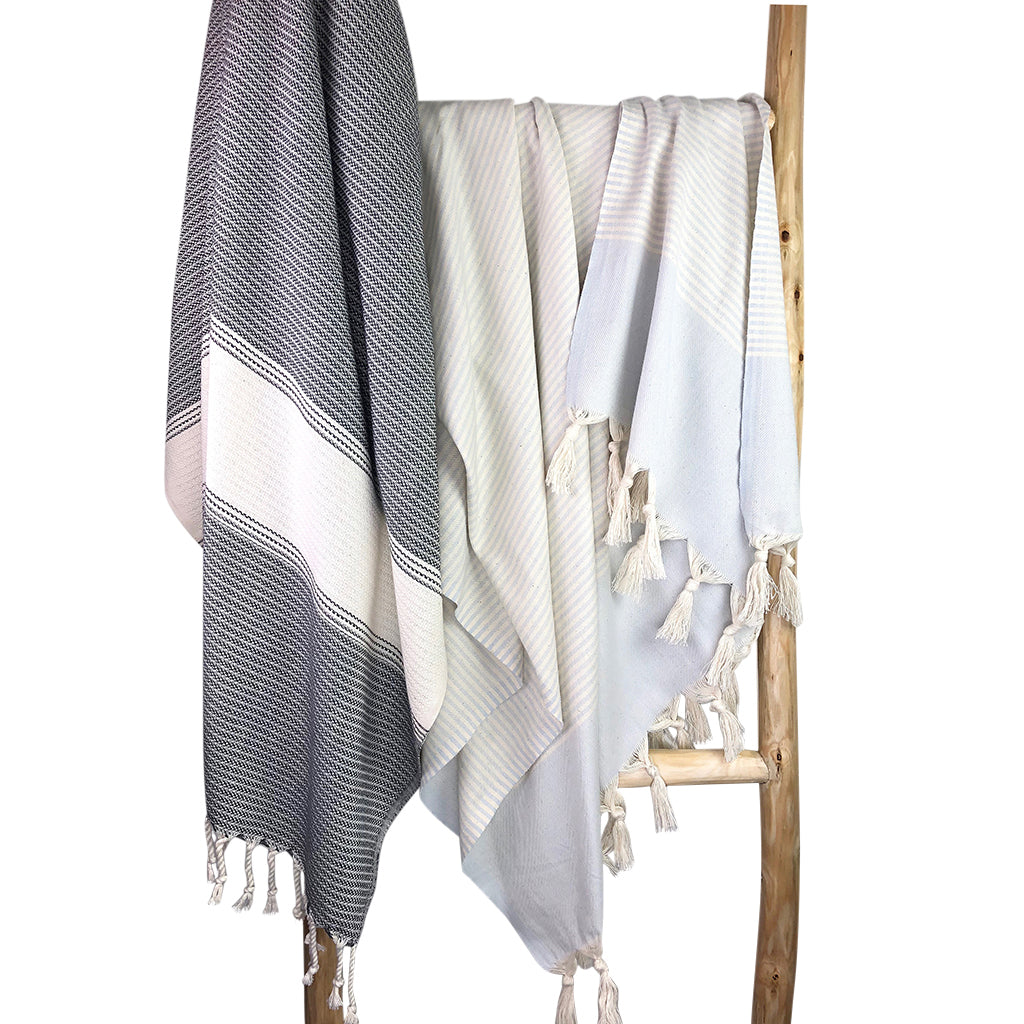 Anatolia Stripe Turkish Towel by SLATE + SALT