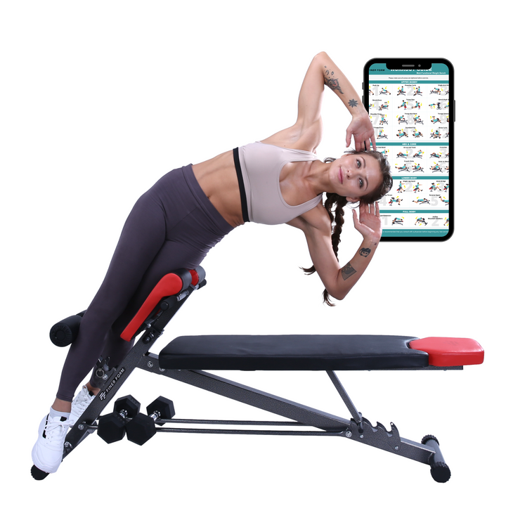 Multi-Functional Weight Bench for Full-Body Workout by Finer Form