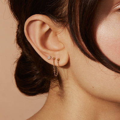 Zoe Stud Earrings by Mia Bijoux