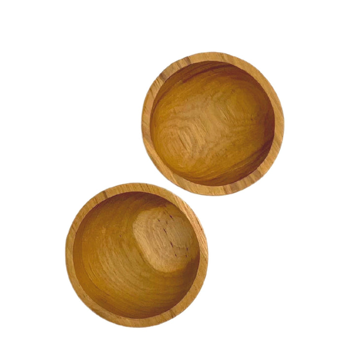 MINI TEAK SHELL BOWLS (Set of 2) by POPPY + SAGE