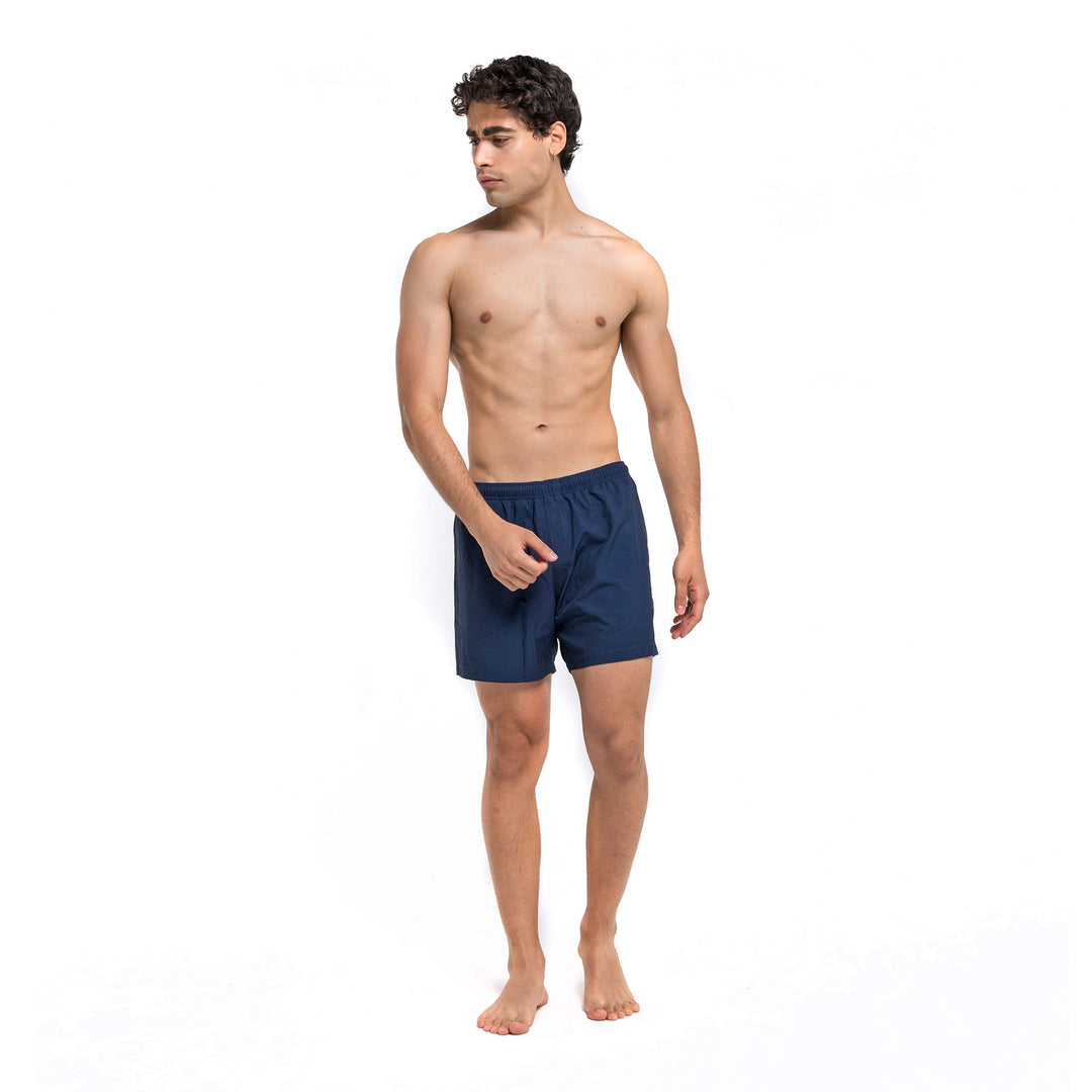 Performance Gym Short + Compression Liner - Navy by Bermies Swimwear