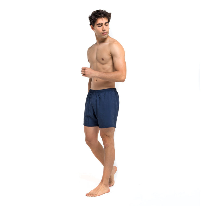 Performance Gym Short + Compression Liner - Navy by Bermies Swimwear