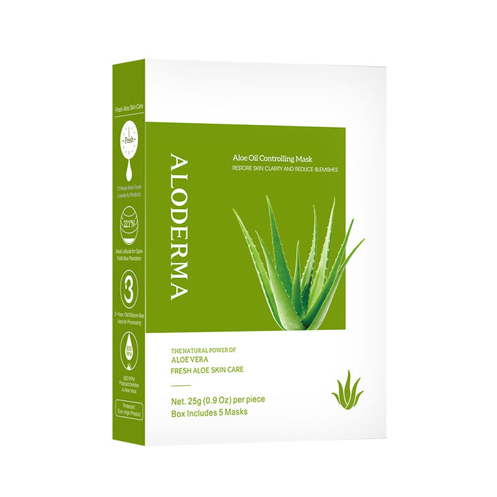 Aloe Oil Controlling Mask (Box of 5) by ALODERMA